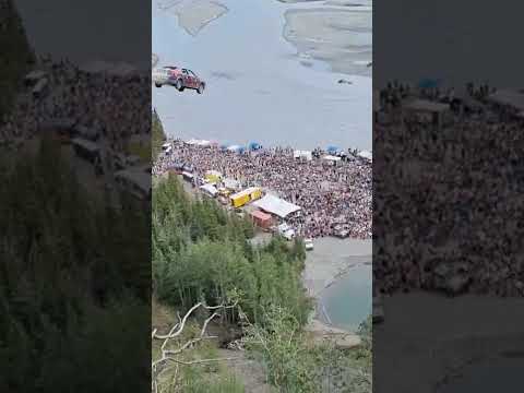 Alaska car jump 4th July, the biggest impact of the day,