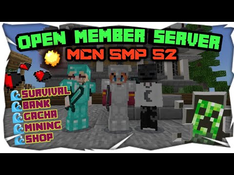 YucraFzz -  OPEN MEMBER SERVER MINECRAFT MCPE MCN SMP S1 |  1.20.15+ |  LATEST