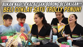 WOW!!TAHAAAN!!! NAGITA BORONG COKLAT SATU SUPERMARKET, RAFATHAR COBAIN SAMPE KEKENYANGAN