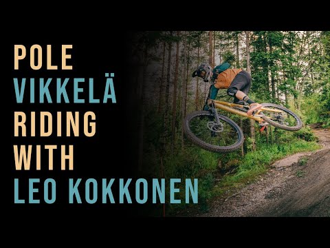 Pole Vikkelä on our test track with Leo