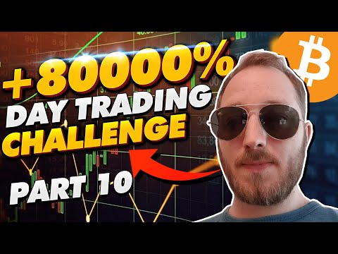 +80000% BITCOIN DAY TRADING CHALLENGE PART 10 - 2021