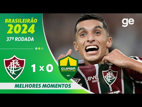 Gols e lances de Fluminense x Cuiabá