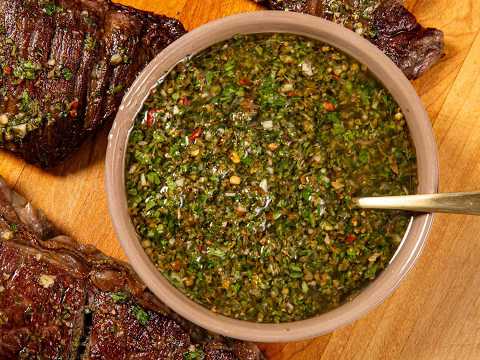 Molho especial para um bom churrasco. CHIMICHURRI FRESCO