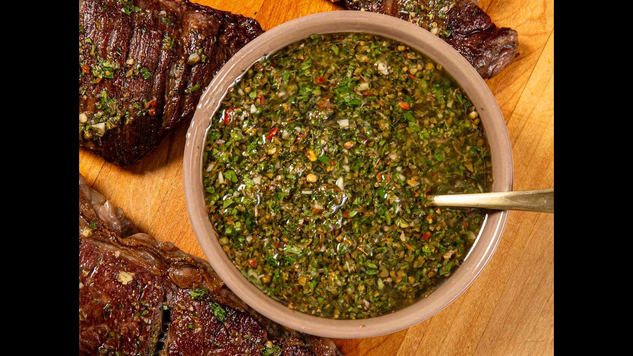 Molho especial para um bom churrasco. CHIMICHURRI FRESCO