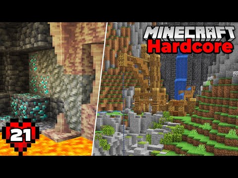 Minecraft 1.17 Hardcore Let's Play : Starting a New Diamond Mine!