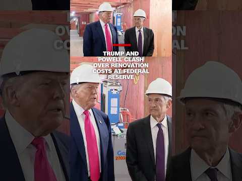 特朗普與鮑威爾就美聯儲裝修費用問題發生衝突 (Trump and Powell clash over renovation costs at Federal Reserve)