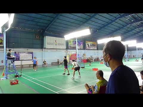 12Nov22 14th Alumni Badminton (Open) Tham Chee Min/Khor Woei Keat vs Old Frees Association