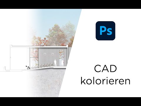 CAD kolorieren Photoshop Tutorial