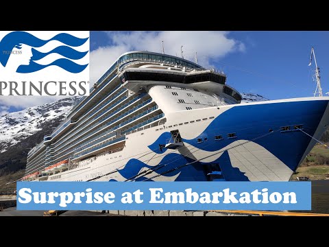 Sky Princess cruise ship Embarkation Day