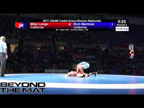 Cadet Greco Final 135 - Rich Martinez (CA) vs. Mike Longo (CA)