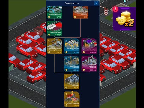, title : 'Unlock All Buildings In Car Factory Simulator'