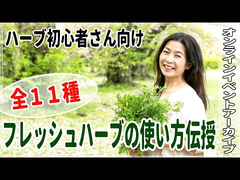 医療ビジネス薬科学科 アーカイブ初公開🌿フレッシュハーブ活用講座ダイジェスト版