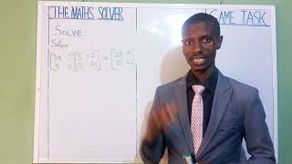 Solving Matrices easily @themaths-solver