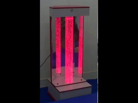 Sensory motor tools bubble tube column with stand & mirrors,...