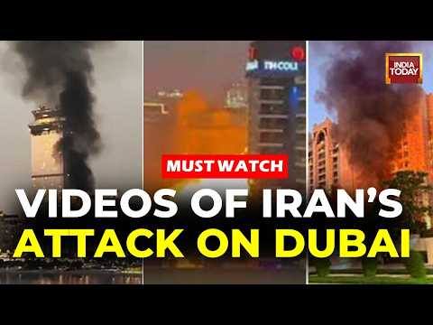 Iran Attack Dubai News:  Massive Explosion in Dubai | Iran Bombs Dubai | - Dubai under attack