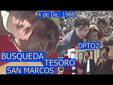 0382 ENORME Búsqueda del Tesoro en San Marcos - Domingo Para Todos, 4 de Diciembre 1988