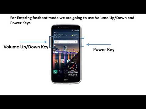 LG K5 entering and exiting fastboot mode