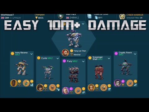 Proving You Can Deal More Than 2M Damage In Champion League With A F2P Hangar (War Robots)