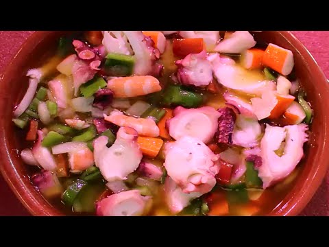 Salpicón de marisco, fácil y riquísimo