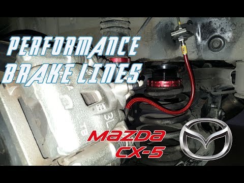 Install HEL Performance brake lines upgrade || Mazda CX 5 CX 3 Mazda 3 Mazda 6