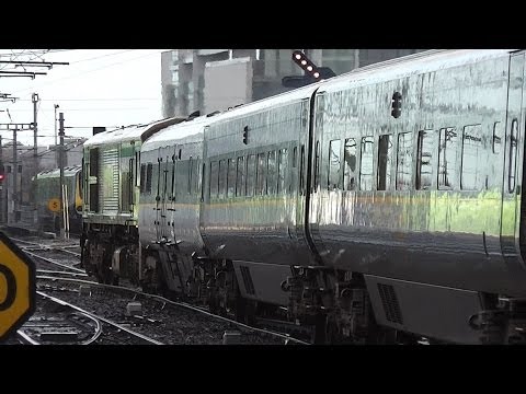 IE 201 Class Locomotive 231 + Enterprise Train 9003 - Connolly, Dublin