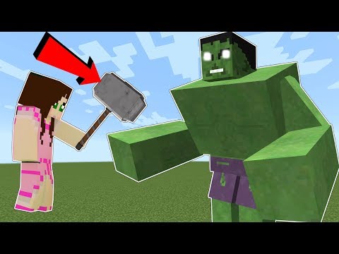 Minecraft: THE HULK!!! (HULK WILL SMASH YOU!!) Mod Showcase