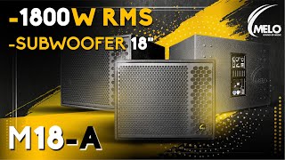 M18-A - Subwoofer Activo 18 - Compacto y potente