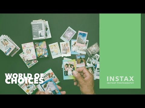 Fotojuostos FUJIFILM INSTAX MINI MONO CHROME video