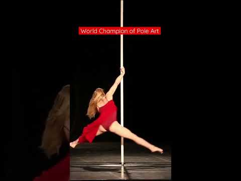 Pole Art World Champion: Olena Minina from Ukraine 🇺🇦 #poleart #poledance #agt #dance #ukraine