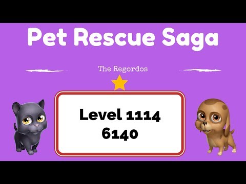 Pet Rescue Saga Level 1114 6140 points No Boosters