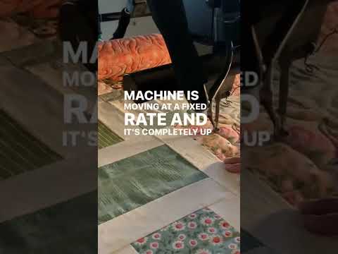 Freehand Quilting Whimsical Roses in Real Time