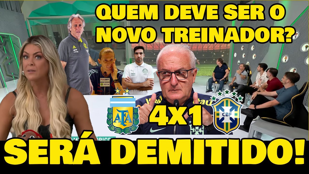 IMPRENSA DETONOU! NÃO DÁ MAIS PARA DORIVAL A SELEÇÃO BRASILEIRA PRECISA DE UM TREINADOR ESTRANGEIRO