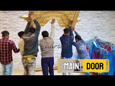 10 Ft Teak Wood Door Design - Aarsun Masterpiece Video