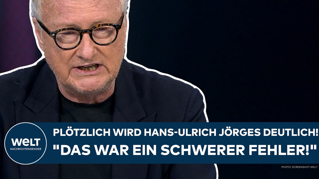 DEUTSCHLAND: Friedrich Merz? Hans-Ulrich Jörges deutlich! "Das war ein schwerer Fehler!"