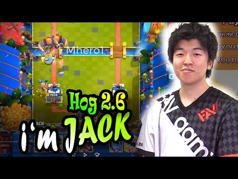 🔥 JACK 👈2.6 Hog Cycle  6200+ gameplays  - CLASH ROYALE
