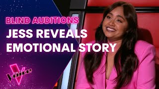 The Blind Auditions: Jess breaks down and reveals personal memory