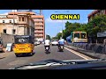 Channai Road View Car Driving In Chennai Road Tamilnadu Road View MG STREET WALK