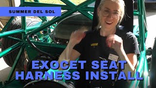 Exocet Jegs Seat Harness Installation