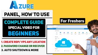 Special Video For Beginners How To Use Azure Portal | Create Free RDP / VPS Complete Guide | SRG