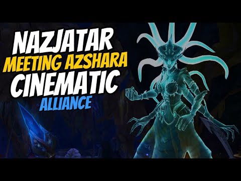 Nazjatar Meeting Azshara Cinematic - Alliance | WoW Patch 8.2 Rise of Azshara | World of Warcraft