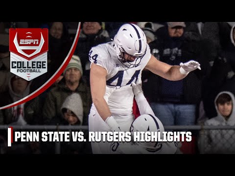 Penn State Nittany Lions vs. Rutgers Scarlet Knights | Full Game Highlights