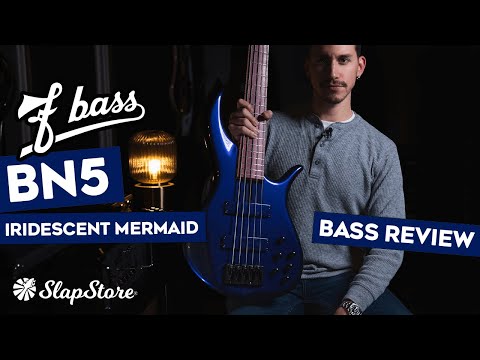 F Bass BN5 Transparent Blue 2017 image 20