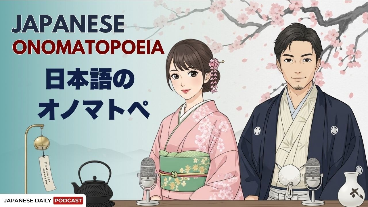 Why is Japanese Onomatopoeia so interesting? | Japnese Daily Podcast