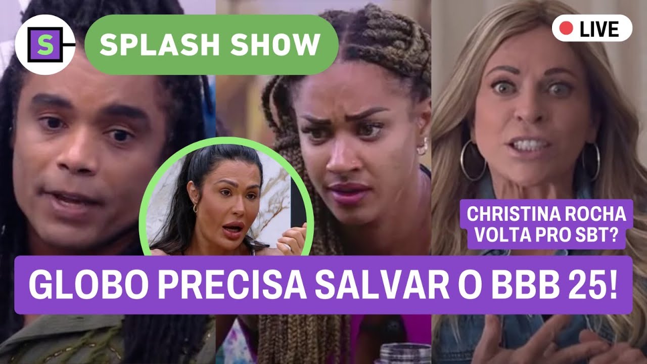 🔴 BBB 25: Vitória quase sai; Tadeu esculacha + Globo toma decisão! Bastidores Datena no SBT |AO VIVO