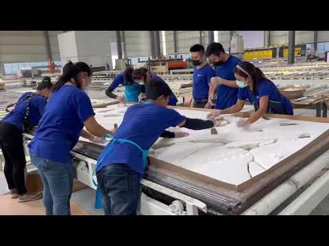 Pre-slab production of quartz -Thailand Professional Quartz Stone Countertops and Slabs Manufacturer
