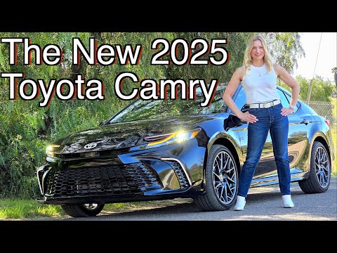 The new 2025 Toyota Camry review // The mid-size sedan king gets better!