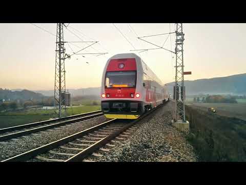 ZSSK Jánošík 671 013-1 (osd Nové Zámky) prišiel pozrieť trenčiansky a žilinský kraj