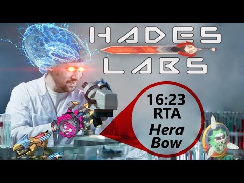 Hades Speedrun | Hera Bow, 16:23 RTA | instantly WRECKING dad LOL