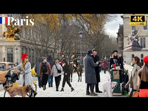 17 January 2026 PARIS 🇫🇷 FRANCE 4KHDR WALK  CITY WALK TOUR | PARIS STREET AND VISIT PLACE AROUND ARE