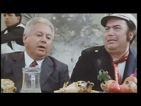 Com'è dura l'avventura | Il tovagliolo | Paolo Villaggio e Lino Banfi